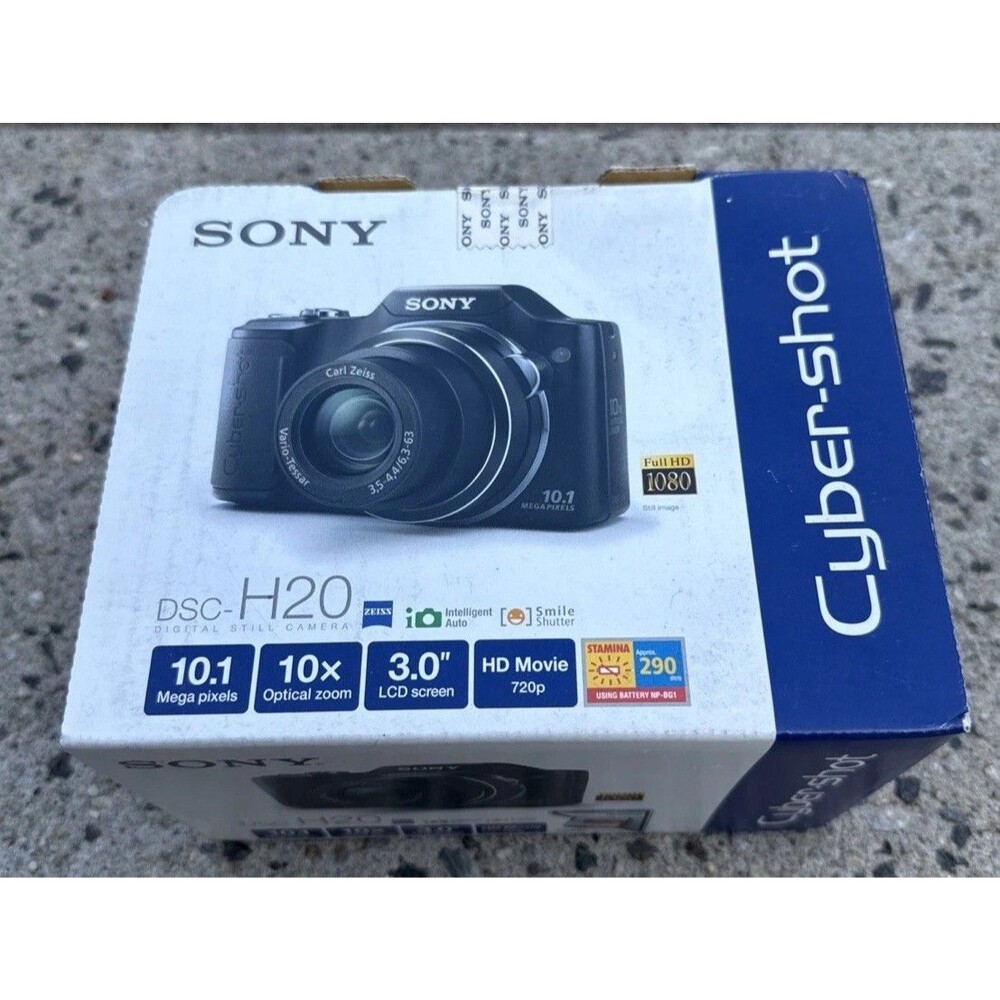 NEW SEALED Sony Cyber-Shot DSC-H20 10.1MP Digital Camera